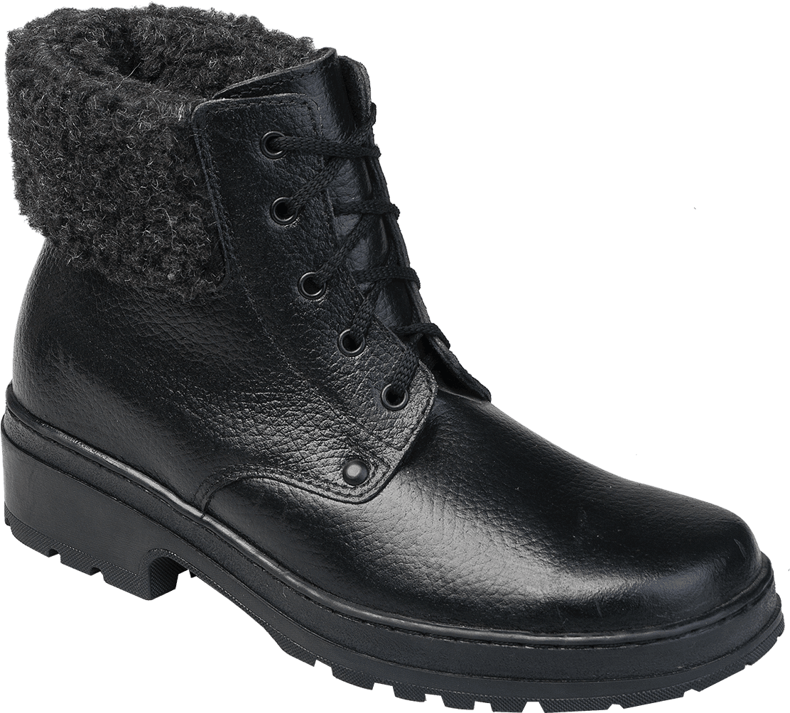 Ботинки ЛЕДИ иск. мех, борт,  хромовые ТЭП